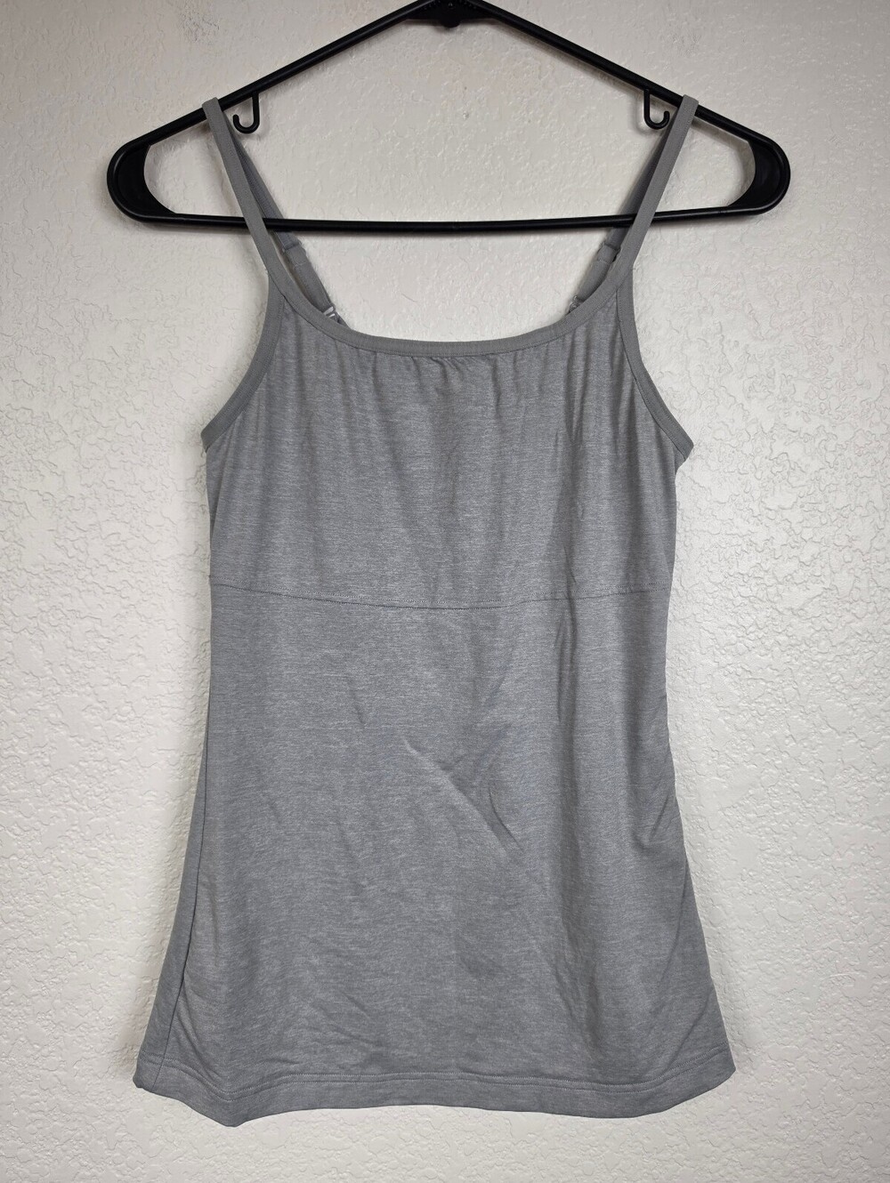 Vintage Y2K 90s Grey Gray Stretchy Cami Tank Top